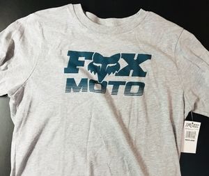 FOX RACING MOTO T SHIRT BOYS LARGE